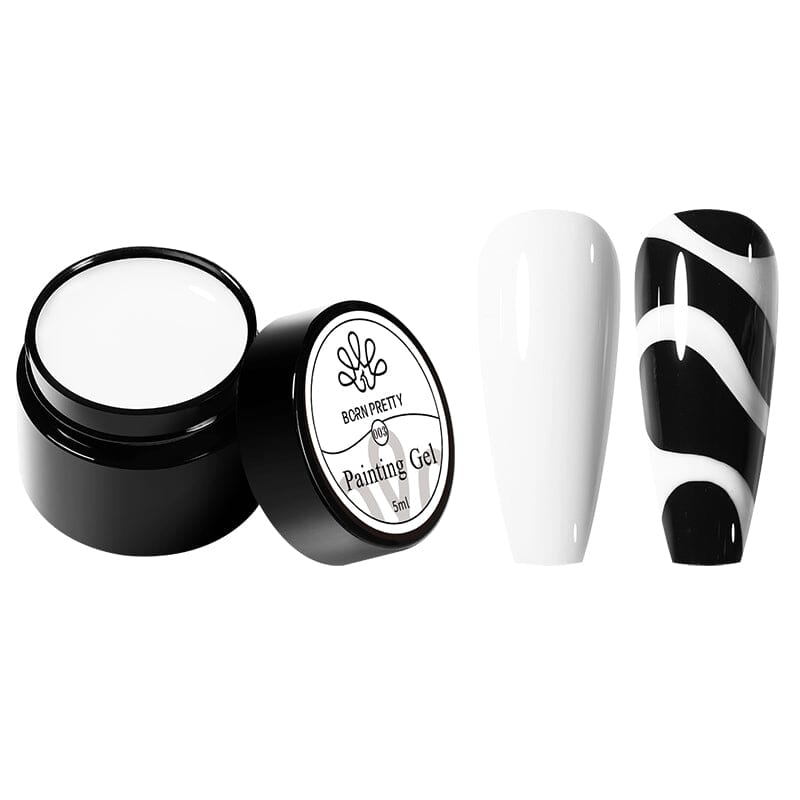 2 in 1 Painting Gel 5ml White Gel Nail Polish BORN PRETTY