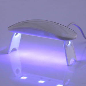 6W UV/LED Lamp Nail Dryer - White Nail Tools BORN PRETTY