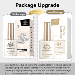 Package Upgrade of 15ml HEMA/TPO FREE Gel Nail Polish BORN PRETTY