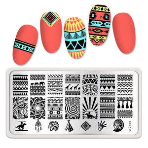 Stamping Plate BP-L010 Nail Art BORN PRETTY