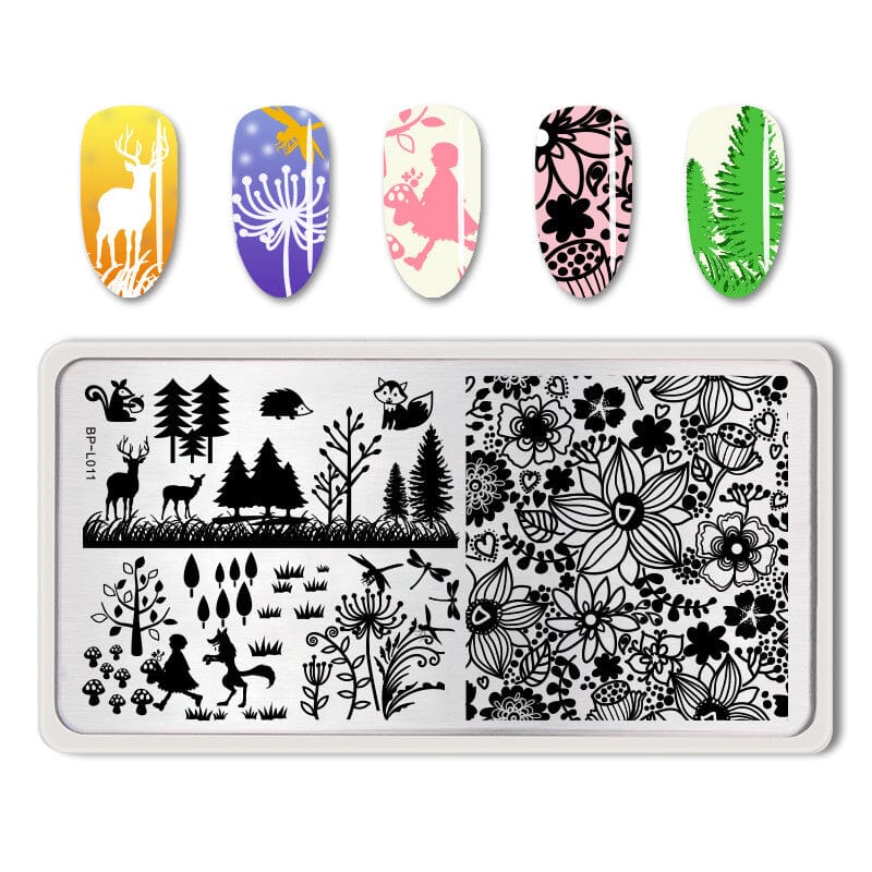 Stamping Plate BP-L011 Nail Art BORN PRETTY
