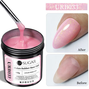 150g Rubber Base Gel Gel Nail Polish UR SUGAR URB033