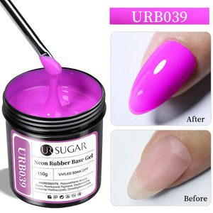 150g Rubber Base Gel Gel Nail Polish UR SUGAR URB039