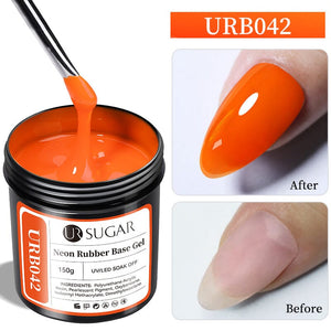150g Rubber Base Gel Gel Nail Polish UR SUGAR URB042