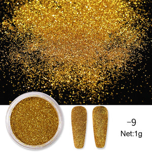 Gradient Glitter Nail Powder Nail Powder BORN PRETTY 9
