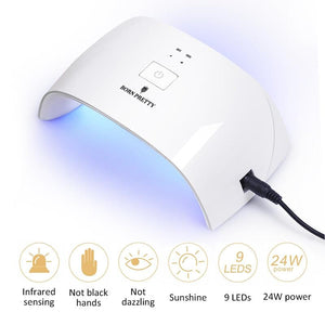 24W UV LED Nail Lamp US Type Plug Tools & Accessories BORN PRETTY