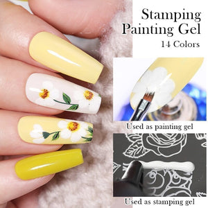 Stamping Gel Polish FW08 11g Nail Stamping BORN PRETTY