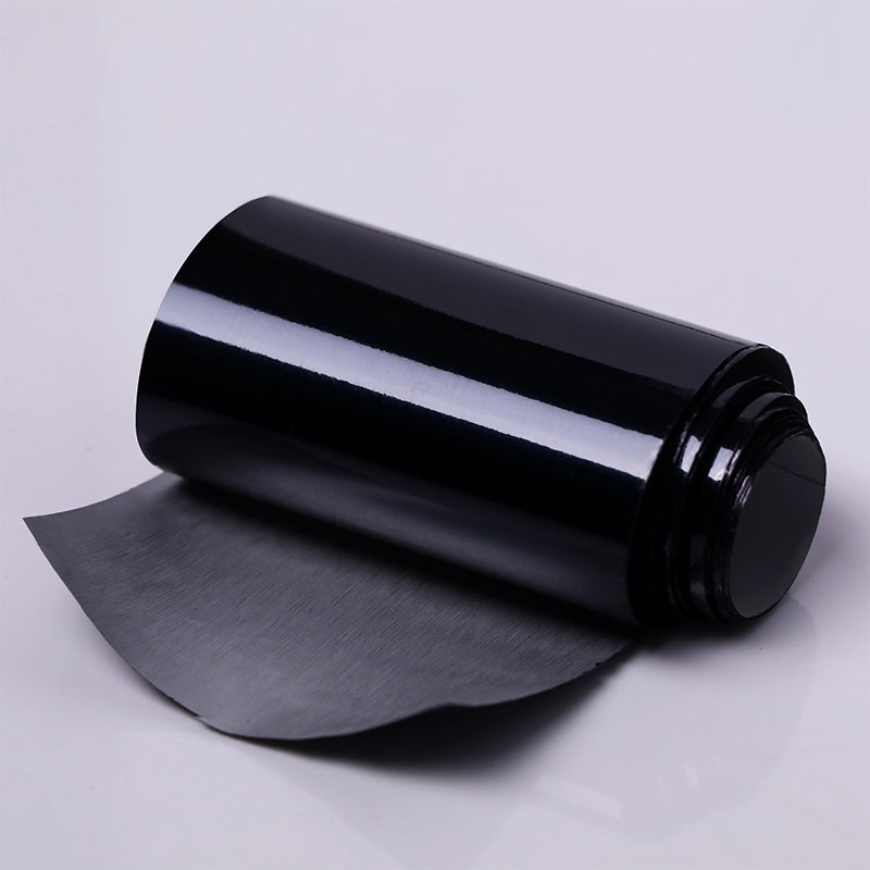 Black #07 Nail Foil Transfer Sticker