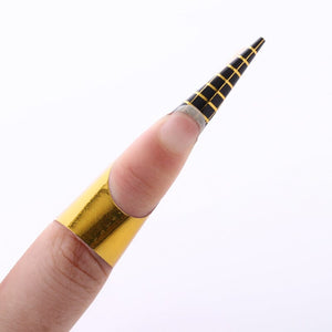 10pcs Gold Extension Nail Forms Tools & Accessories BORN PRETTY