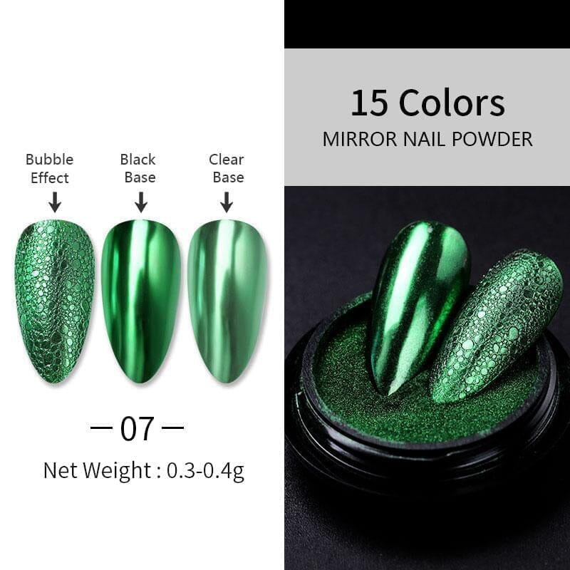 Metallic Mirror Effect Chrome Nail Powder #07 Nail Powder BORN PRETTY