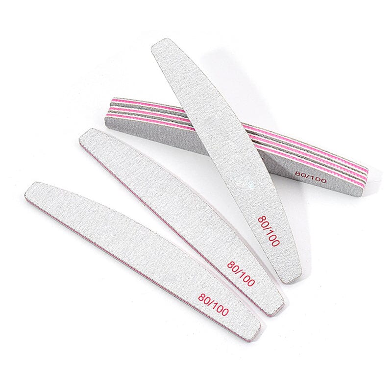 Half-moon Nail File 80/100 Tools & Accessories No Brand