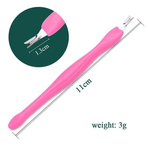 Blue Cuticle Fork Tools & Accessories No Brand