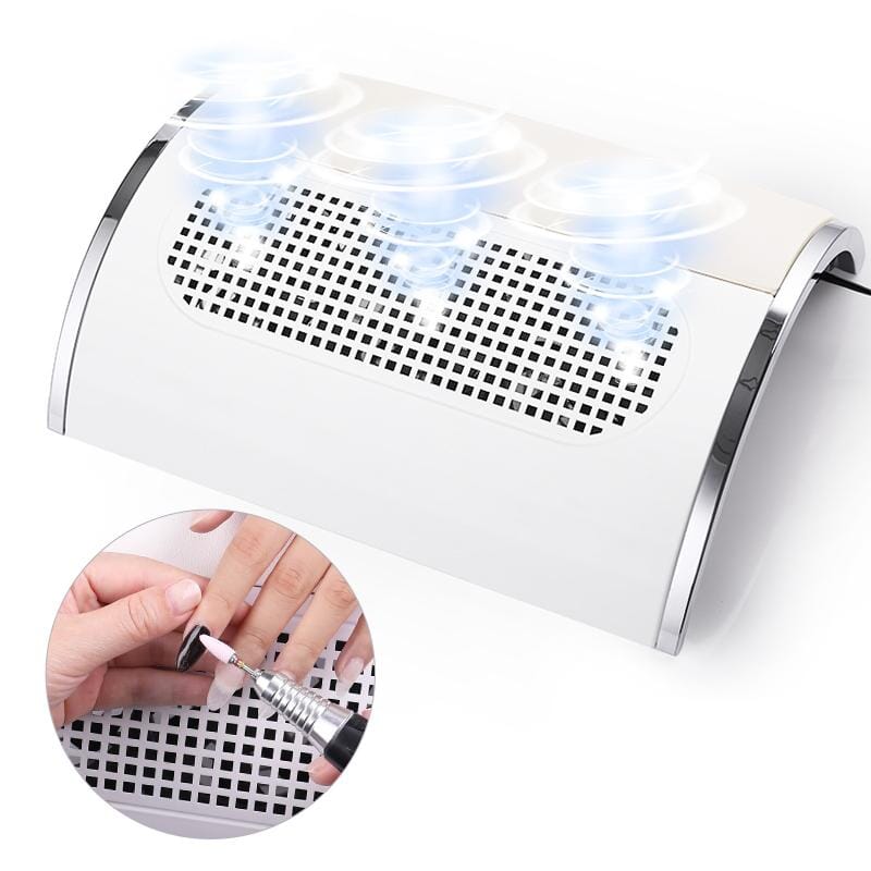 40W Nail Suction Dust Low Noisy with 3 Fans US Type Plug Tools & Accessories BORN PRETTY