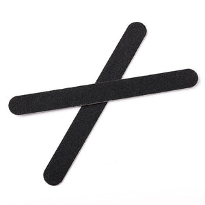 Black Straight Nail File 180/180 Tools & Accessories BORN PRETTY