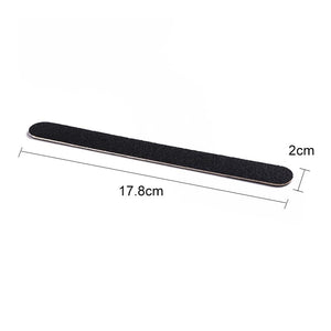Black Straight Nail File 180/180 Tools & Accessories BORN PRETTY