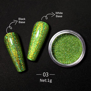 Iridescent Glitter Powder Nail Powder BORN PRETTY 03