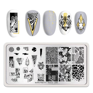 Stamping Plate Texture - L005 Nail Art BORN PRETTY