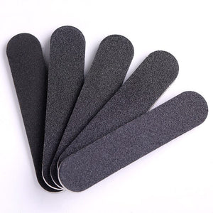 Black Mini Nail File Tools & Accessories No Brand 5pcs