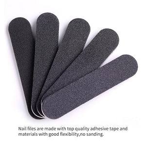 Black Mini Nail File Tools & Accessories No Brand