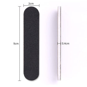 Black Mini Nail File Tools & Accessories No Brand