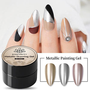 Metallic Drawing Gel 5ml Gel Nail Polish BORN PRETTY