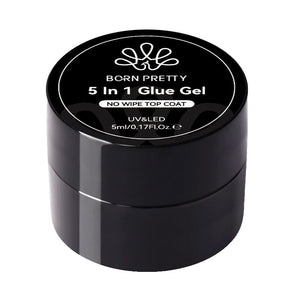 5 in 1 Glue Gel Clear 5ml Gel Nail Polish BORN PRETTY