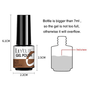 Color Gel Polish 7ml Gel Nail Polish LILYCUTE
