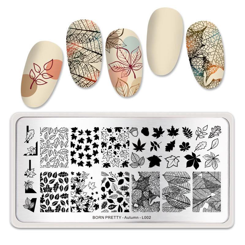 Stamping Plate Autumn - L002