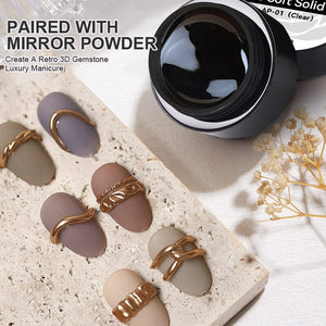 PVC Soft Solid Gel Clear 5ml Gel Nail Polish BORN PRETTY