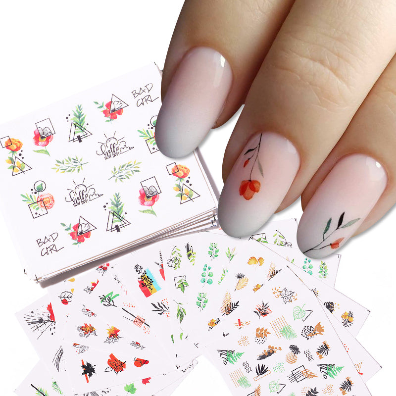 12pcs Water Decals D004