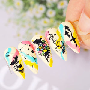 Stamping Plate Sea World - L002 Nail Art BORN PRETTY