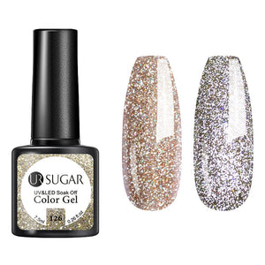 Glitter Reflective Gel UR126 7.5ml Clearance UR SUGAR
