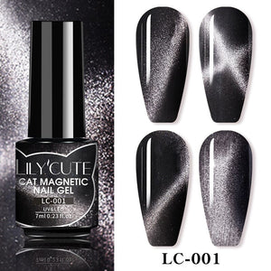 Cat Magnetic Gel LC-001 7ml Gel Nail Polish LILYCUTE