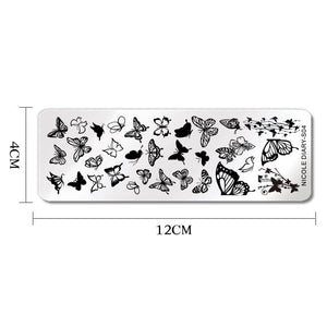 Stamping Plate NICOLE DIARY-S04 Nail Art NICOLE DIARY