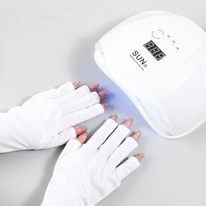 Anti-UV light Nail Gloves Tools & Accessories No Brand
