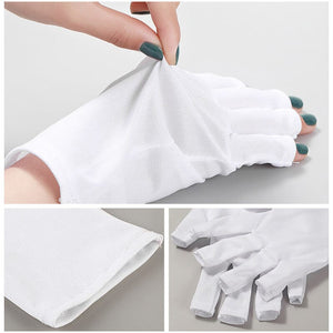 Anti-UV light Nail Gloves Tools & Accessories No Brand