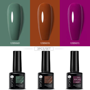 3pcs Color Gel Set 7.5ml Gel Nail Polish UR SUGAR