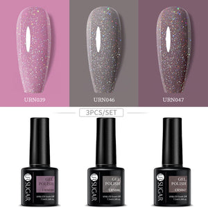 3pcs Color Gel Set 7.5ml Gel Nail Polish UR SUGAR