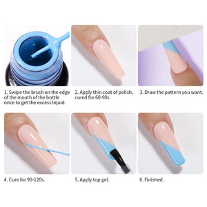 Line Nail Gel 5ml Gel Nail Polish LILYCUTE