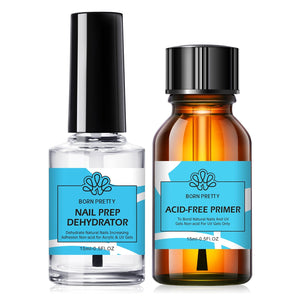Nail Prep Dehydrator & Primer Kit 15ml Nail Care BORN PRETTY