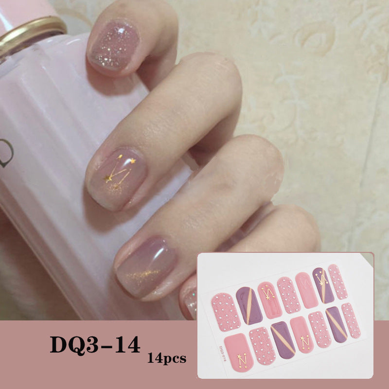 14 Tips Full Cover Nail Stickers DQ Series