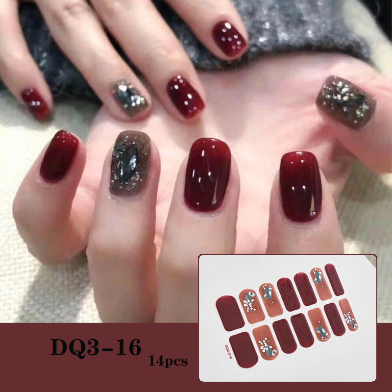 14 Tips Full Cover Nail Stickers DQ Series