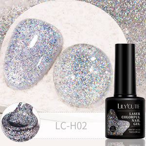 Glitter Colorful Nail Gel 7ml Gel Nail Polish LILYCUTE LC-H02