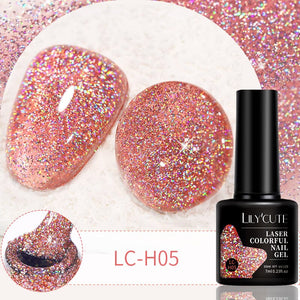 Glitter Colorful Nail Gel 7ml Gel Nail Polish LILYCUTE LC-H05