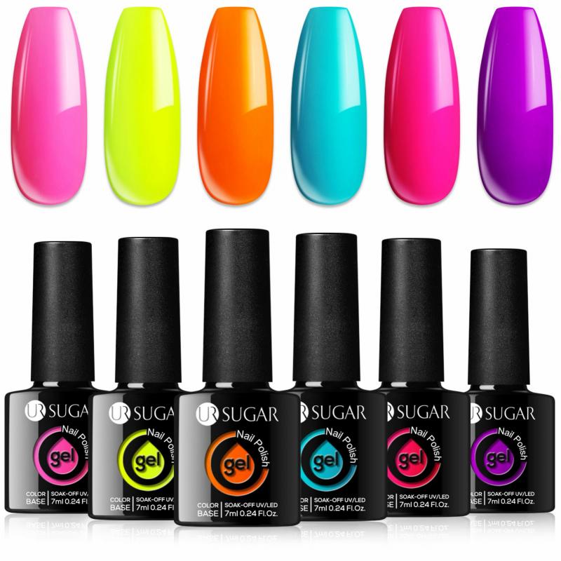 6 Colors Gel Set Glow 7ml