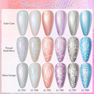 Thread Shell Gel LC-T03 7ml Gel Nail Polish LILYCUTE