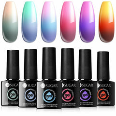 6 Colors Thermal Gel Set Candy Rainbow 7ml