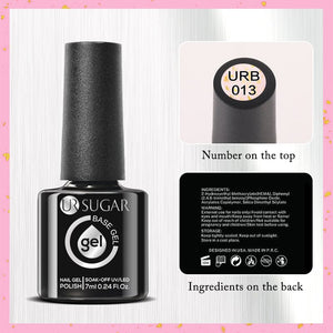 Gold Glitter Rubber Base Gel 7ml Clearance UR SUGAR