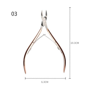 Cuticle Nipper Gold Silver Rosegold Tools & Accessories No Brand 03