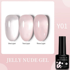 Pink Nude Jelly Gel 7ml Gel Nail Polish LILYCUTE LC-Y01